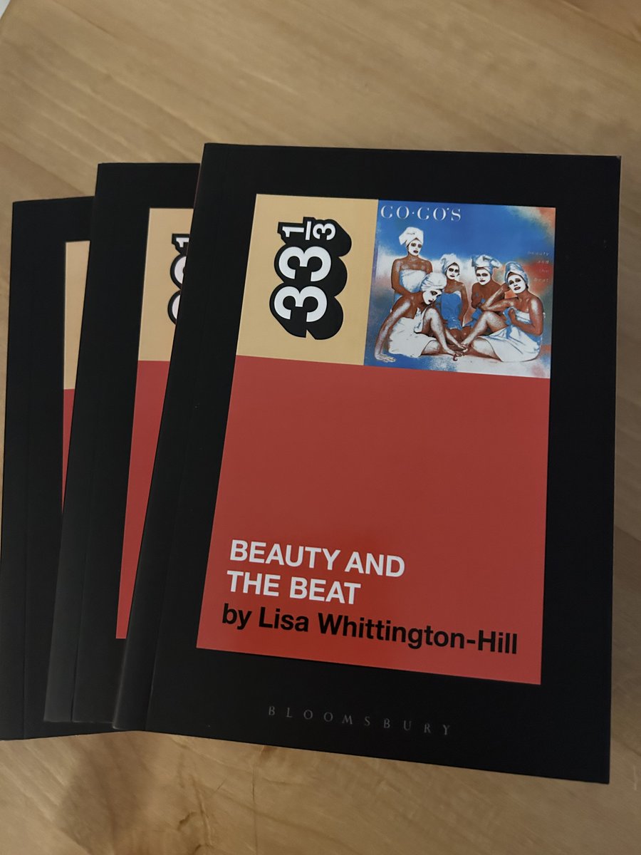 These just arrived in the mail! It feels a bit surreal to see the words in actual book form. If you like <a href="/officialgogos/">The Go-Go's</a> and Beauty and the Beat, please consider pre-ordering a copy. It's out in the world September 7. bloomsbury.com/ca/gogos-beaut…
