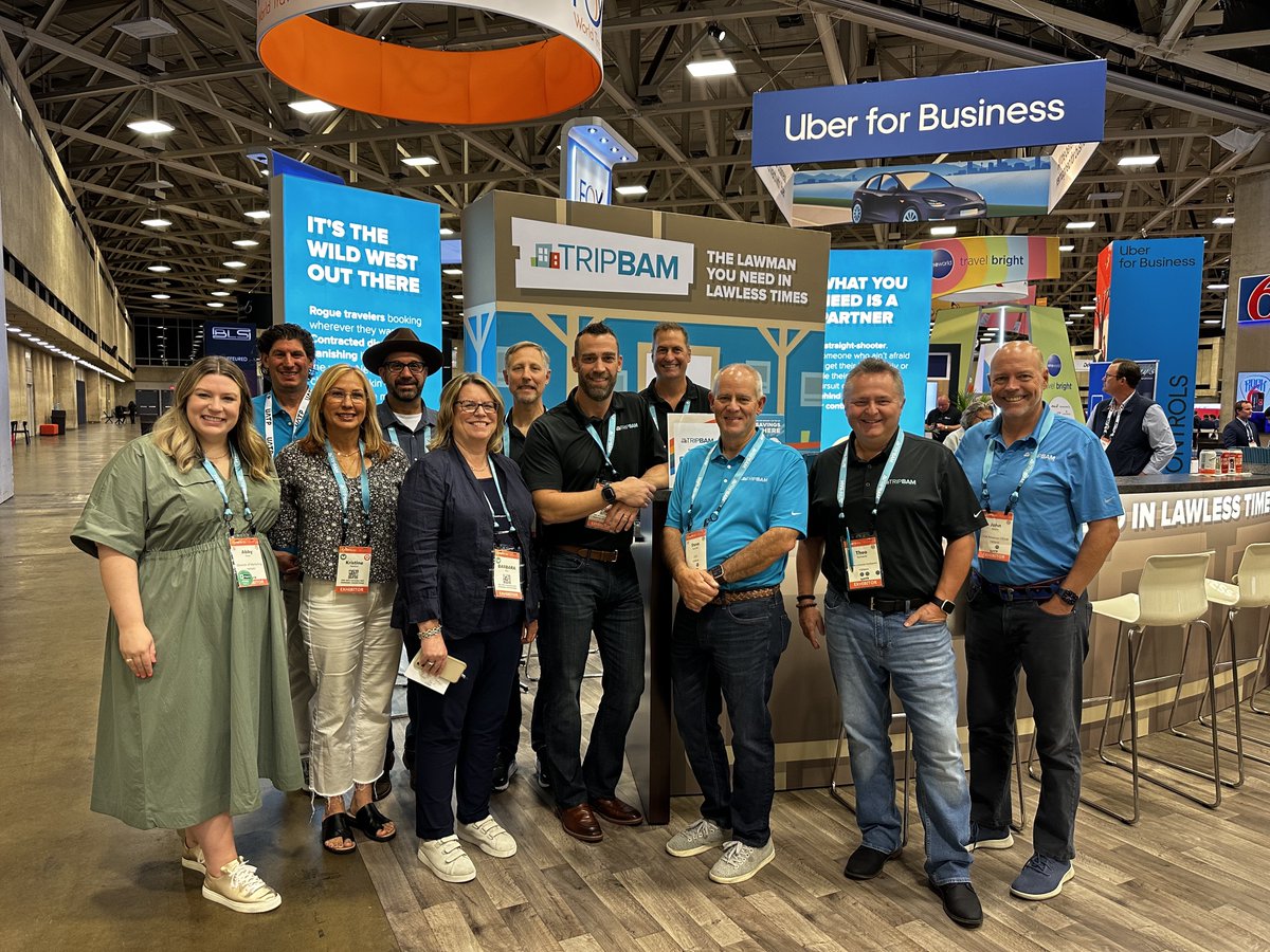 It's the end of the trail for #GBTA2023! It's been a rip-roaring few days. Thanks to those who joined our Texas-style shindig and stopped by the expo booth. Hats off to TRIPBAM's Chad Costa for playing great tunes. And an extra special shout out to our new colleagues at Emburse!
