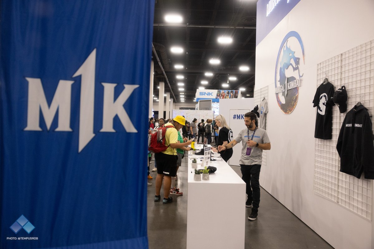 Evo's tweet image. Thank you to our friends at @wbgames for bringing a new era to #Evo2023 with @MortalKombat 1. 

Did you get a chance to try out the game on the show floor? Who will be playing in the Pre-order Beta this weekend?