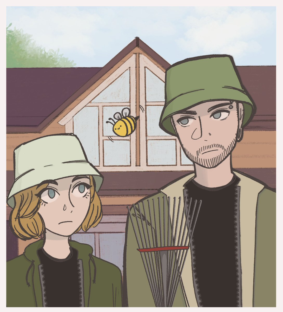 atomic_dust's tweet image. Поздравляю самого замечательного мужа @__69 с юбилеем и четвертой годовщиной свадьбы :з 
Пусть все дикие пчелы с нашего участка станут частью будущей пасеки 💕