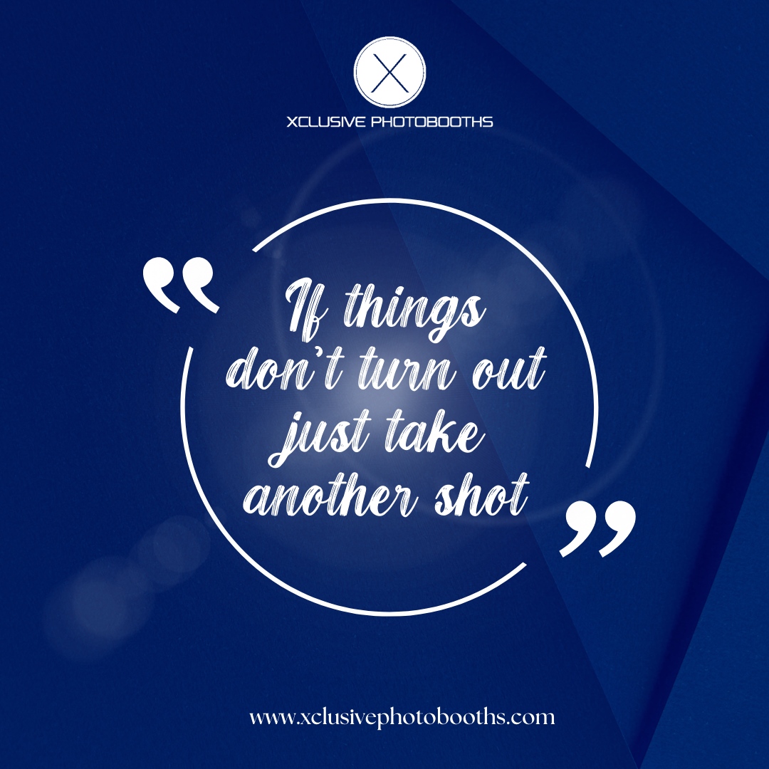 XPhotobooths's tweet image. 📸🎯 When things don't go as planned, just hit the reset button and take another shot with Xclusive Photobooths. 

Embrace the beauty of second chances. 💫✨ 

#SecondShot #EmbraceOpportunity 

🌐xclusivephotobooths.com