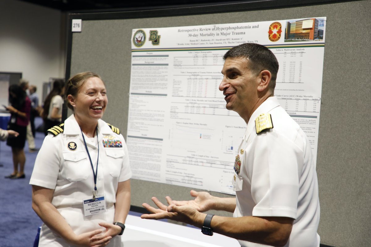 NavyMedicine's tweet photo. This week Rear Adm. Rick Freedman, Navy Deputy Surgeon General and Deputy Chief, Bureau of Medicine and Surgery, attends the 2023 #MHRS. This is the #DODs premier scientific meeting that focuses specifically on the unique medical needs of the Warfighter. #NavyMedicine #MHSRS https://t.co/jBxfUbYmtU