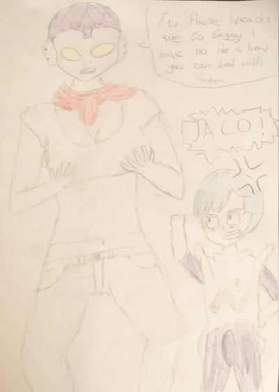 JadeSpecter's tweet image. Bulma and Jaco Head Swap
#headswap