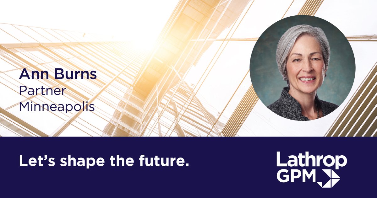 LathropGPM's tweet image. Partner Ann Burns was featured in a recent podcast produced by @ACTECNEWS. Ann, a former president of #ACTEC, was interviewed as part of the #TrustandEstateTalk series on mentoring female estate planning attorneys.

Listen or read the full transcript here: bit.ly/3Y842sG