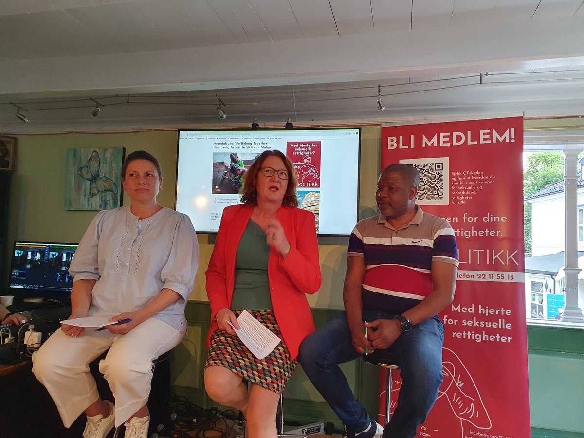 Reassuring to hear that with better funded and more active global anti-gender and anti-LGBTIQ+ movements, Norway is inspired to work even harder on these issues. <a href="/BjorgSandkjaer/">Bjørg Sandkjær</a> @arendalsuka
