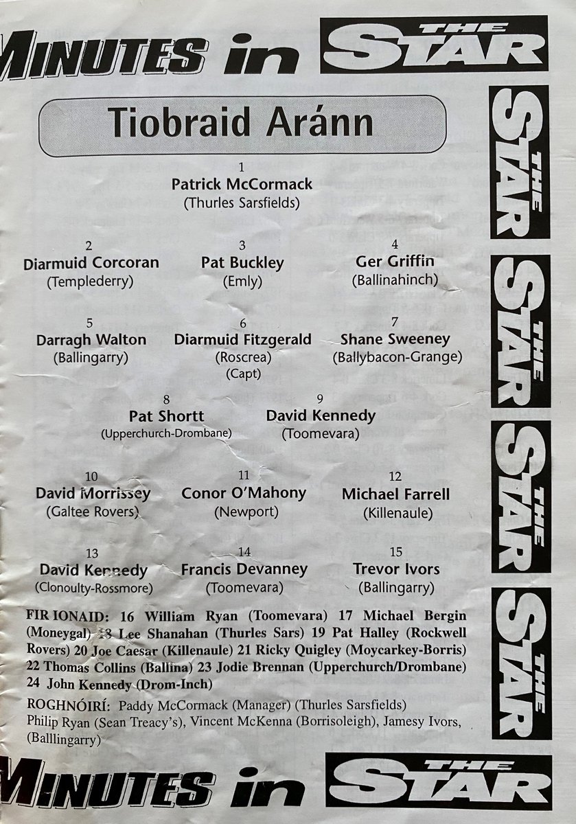 GAA Programmes tweet media