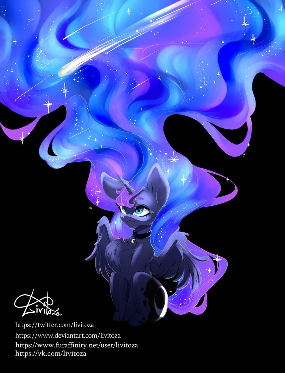 В целом мне трудно рисовать что-то милое, но я старался 

#mylittlepony #princessluna