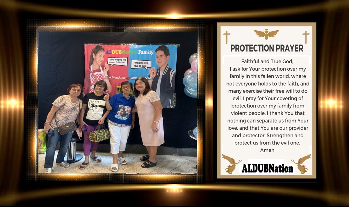 NellyGBasco's tweet photo. Psalm 23:4 NIV-"Even though I walk through the darkest valley, I will fear no evil, for You are with me; Your rod and Your staff, they comfort me."

"PROTECTION PRAYER FOR ALDUBNATION FAMILY"

@aldenrichards02 @mainedcm
#BOYCOTTGMAxTV5xTVJ890
NO TO SOLO PROJECTS https://t.co/XpEl4wizvH