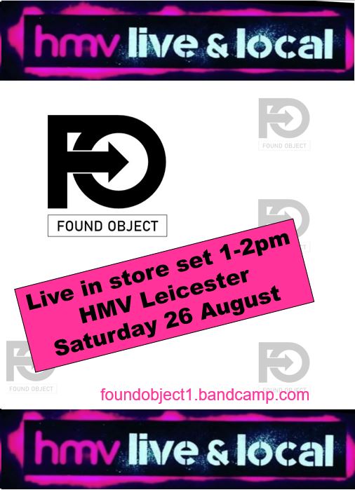 Hey you! Do you live near Leicester? Could you make it to Leicester? Perhaps see a dead king, visit the Punk exhibition at New Walk Museum, enjoy an excellent curry for dinner AND pop into the HMV to watch me play electronic music of the highest quality at 1pm 26/8. ☮️🤖👨‍🦽🎧🎼