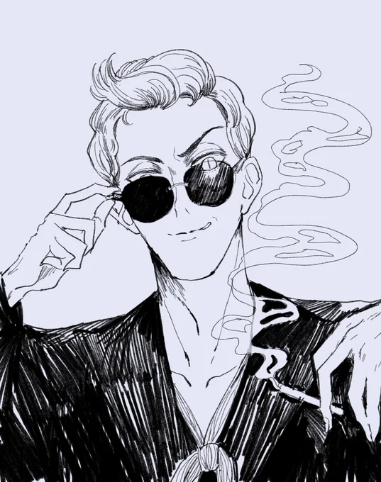  doodle#GoodOmensFanArt #GoodOmens 