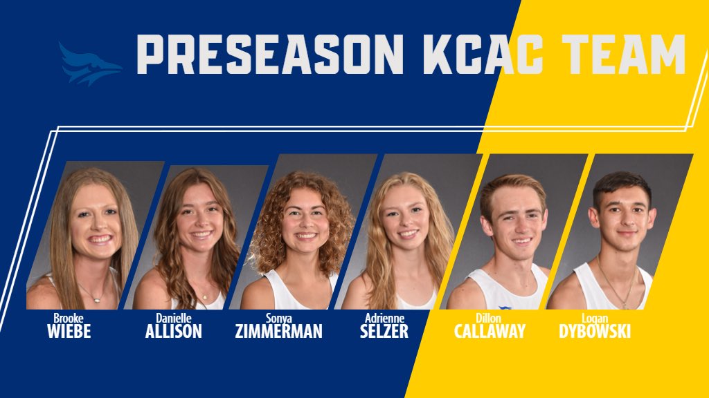 The Bluejays landed 6 on the preseason KCAC team to start the season! The team is comprised of the top 20 returners from last years conference meet!