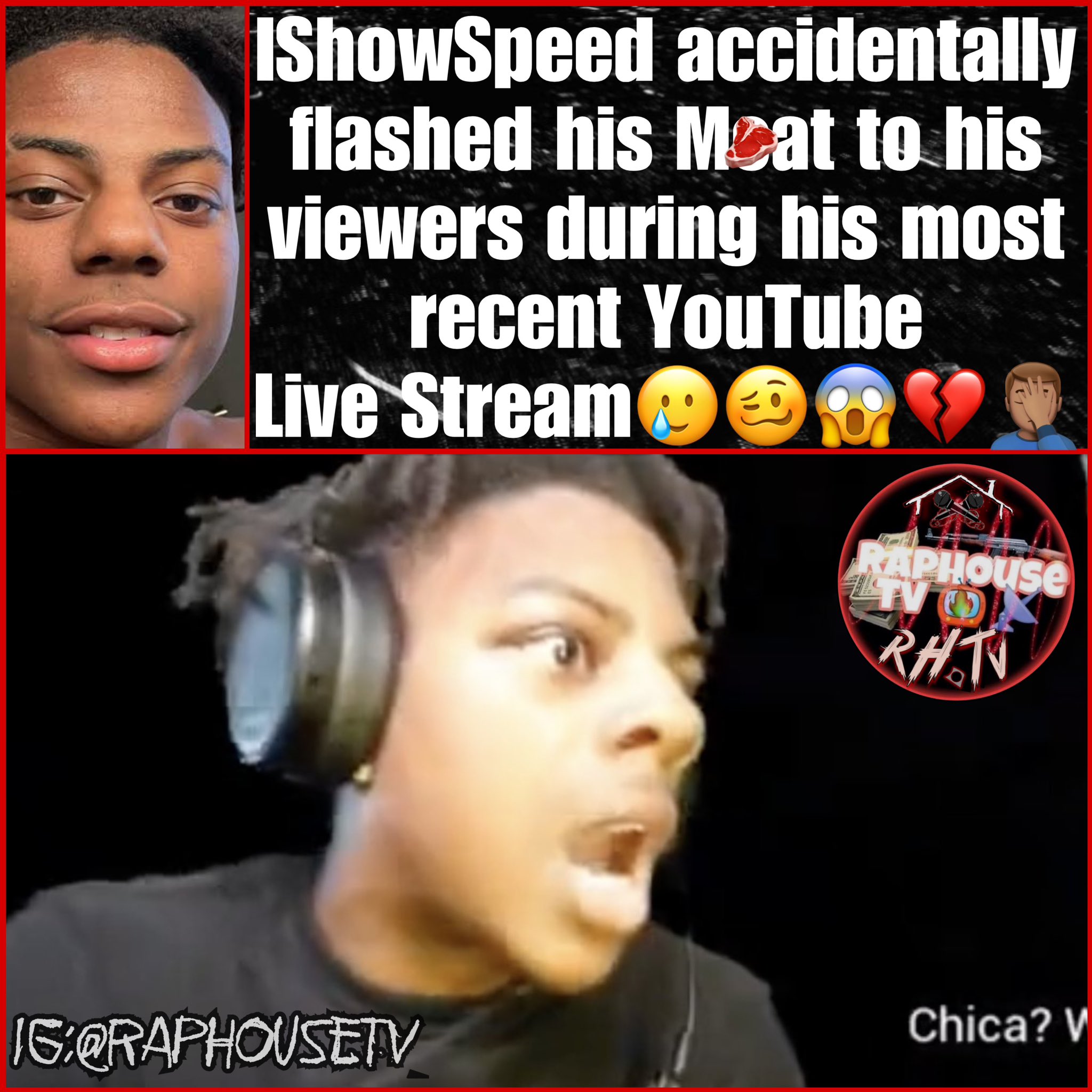ISHOWSPEED flashed his meat live??????