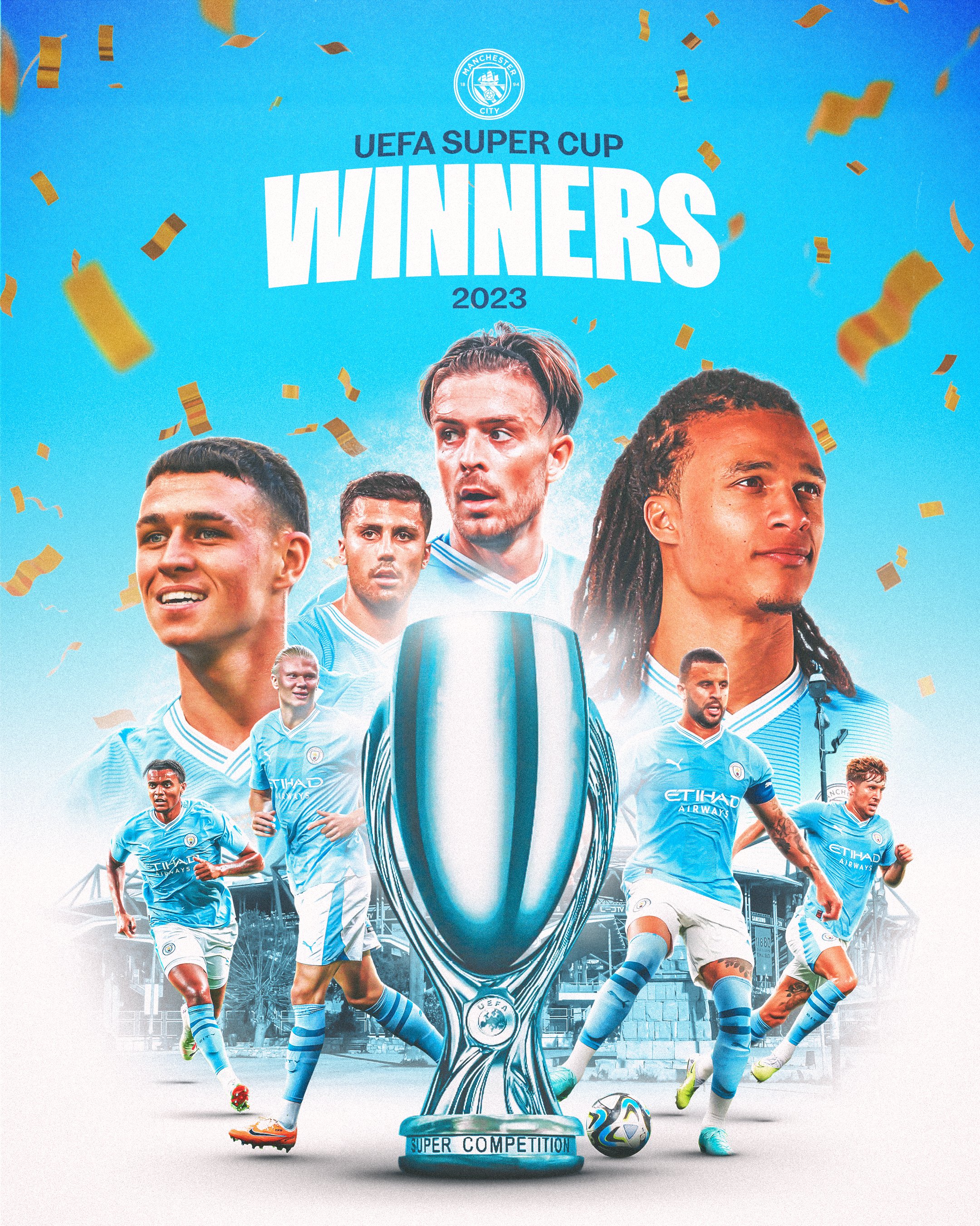 Manchester City on X: UEFA SUPER CUP WINNERS 2023! 🎉   / X