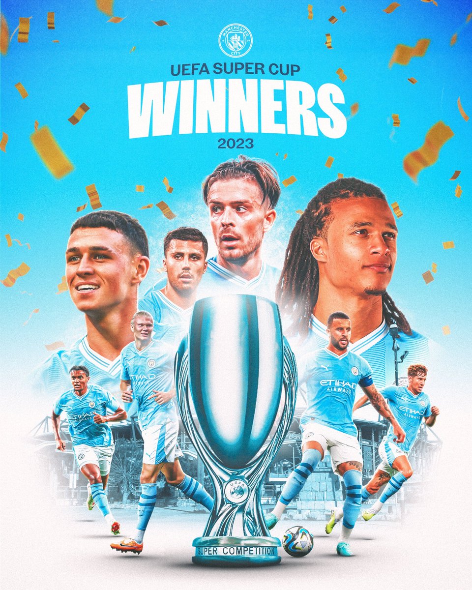 Cityarabia's tweet photo. أبطال السوبر الأوروبي 🩵🏆💪

#السيتي https://t.co/HE9iDQkuFy