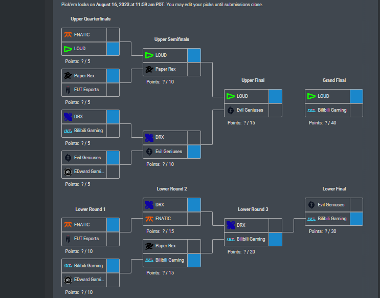 VolumeZeroORG's tweet image. congrats to mrclean for having a perfect bracket!! 

#VALORANTChampions #LOUDWIN #MRCLEAN 🧼