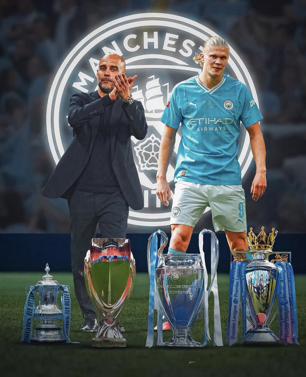 2 European trophies and a treble in the same year. Manchester City 💙