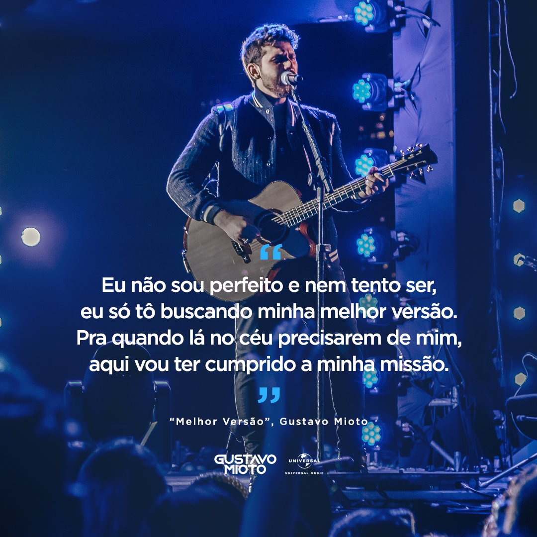 Eu não sou perfeito e nem tento ser, eu só tô buscando minha Melhor Versão... 
bit.ly/3QHq9EZ
#GustavoMiotoX