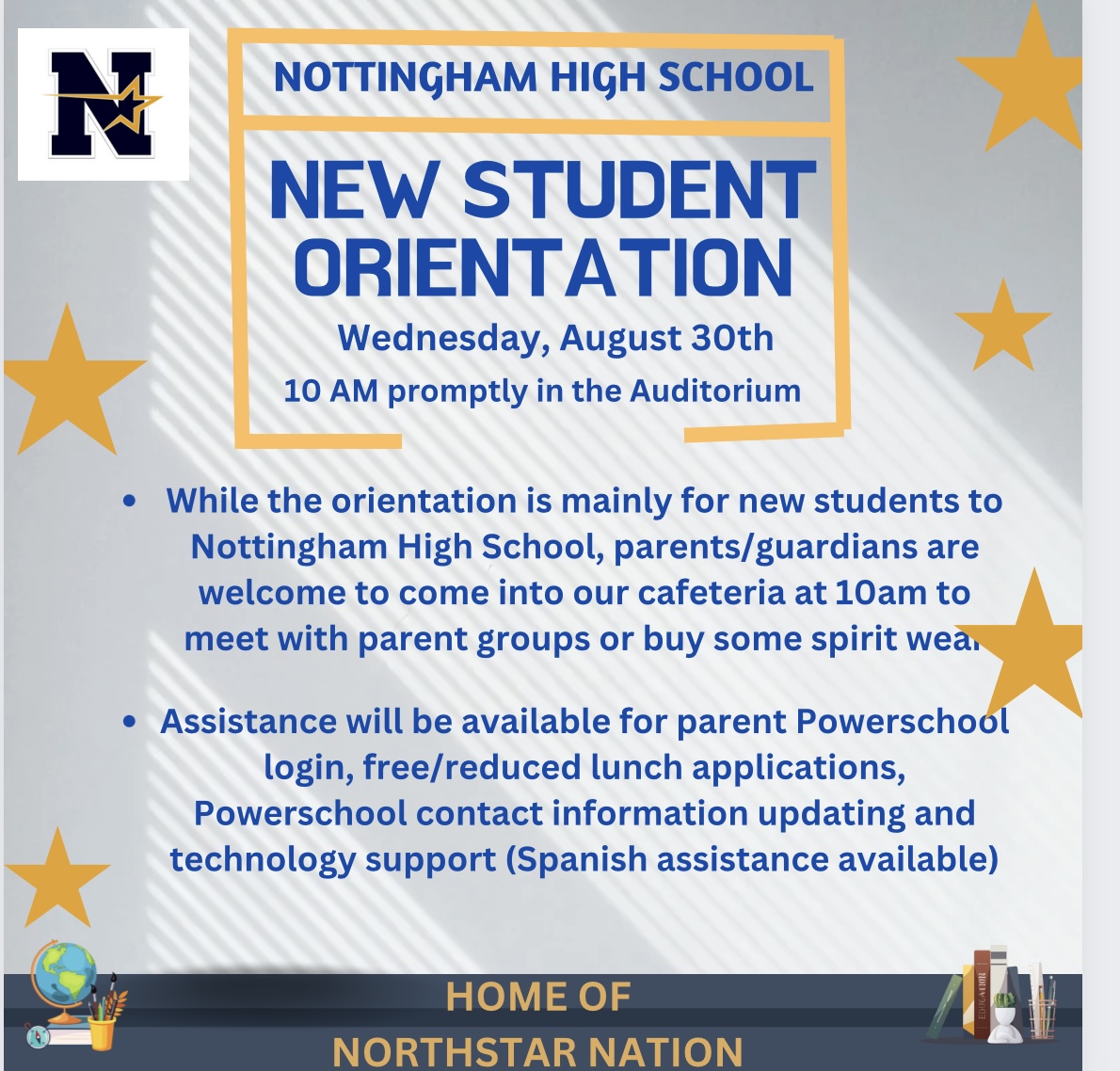 ⭐️IMPORTANT INFORMATION FOR NEW NORTHSTAR STUDENTS ⭐️