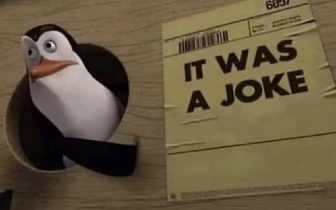 consultingcmdy's tweet image. My new response whenever someone finds a mistake in the deck I made