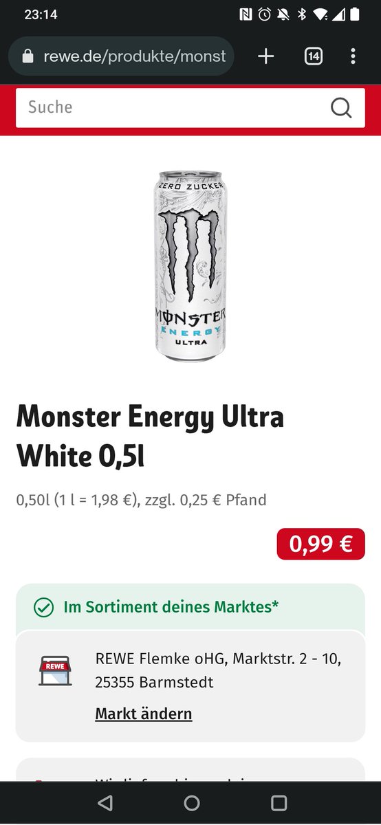 BurnyDL's tweet photo. @JEXX61 @hlramelie 1,24€ hier tho, hä https://t.co/CyAmstQxVZ