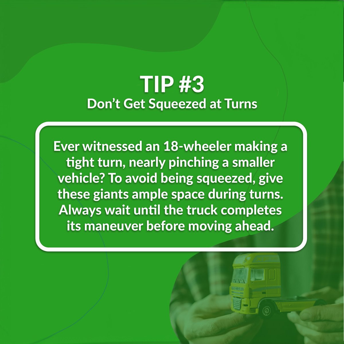 We all share the road, including those massive 18-wheelers! Check out some lesser-known tips to help you drive safely around these giants. Let's all do our part to share the road responsibly! 🚚🛣️ Stay safe, stay informed. 💙 #RoadSafety #TruckAwareness #TateLawOffice