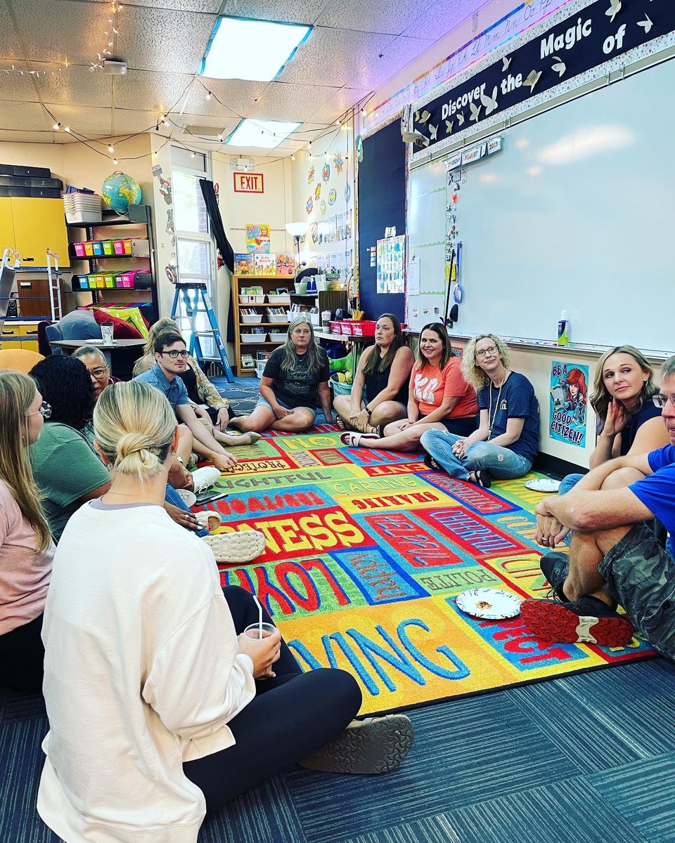 MLEPrincipal's tweet photo. “The best PD is the teacher down the hall!”

Living this mantra as our team led a progressive brunch centered on creating spaces for all students to feel a sense of belonging. 

#atPLC #MLEProud #RuthlessEquity 
#4ocf #BacktoSchool2023 #atRtI https://t.co/5BiMVFYlMX
