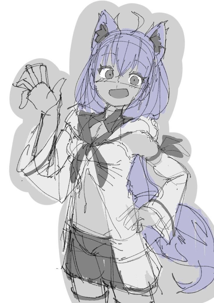 フブちゃんムズかし…けど意外とかわいく描け…!? 