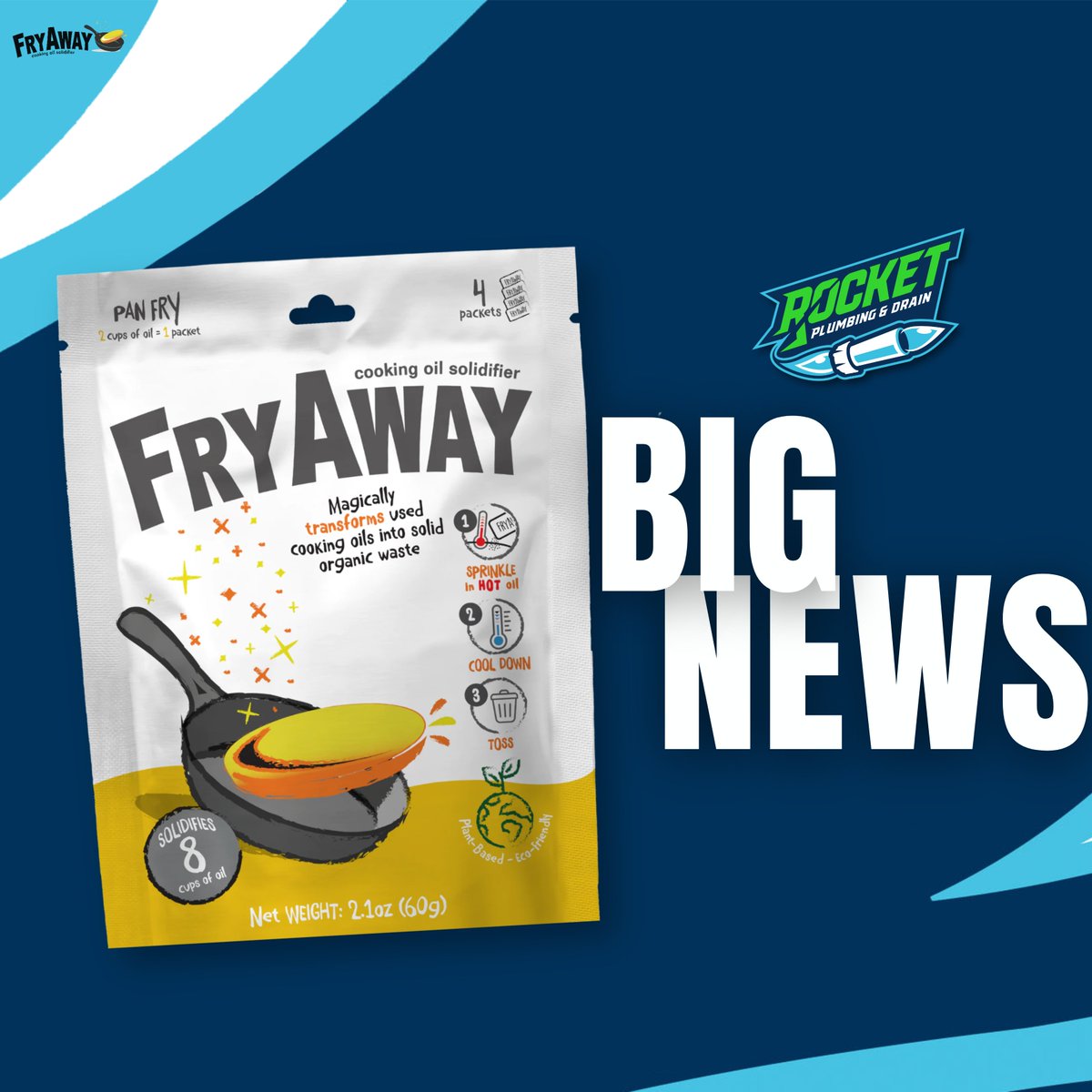 rocketdrainpa's tweet photo. 𝐁𝐈𝐆 𝐍𝐄𝐖𝐒 coming next week❕
Stay tuned 🔜 @FryAwayCo https://t.co/pOnQ5O5fou