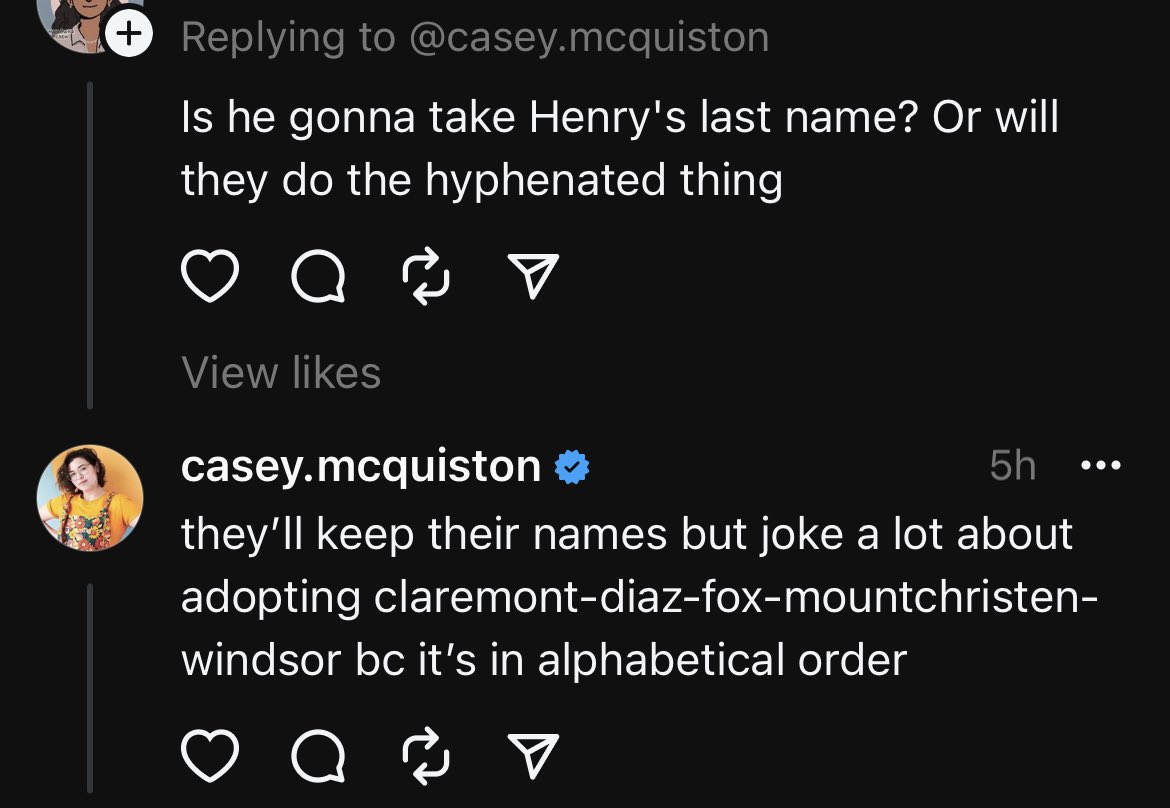 cosmicloustat's tweet photo. the fact that alex and henry are canonically married, and will be having children in the future 🥹🫶🏻 https://t.co/uCLLiwbFVj