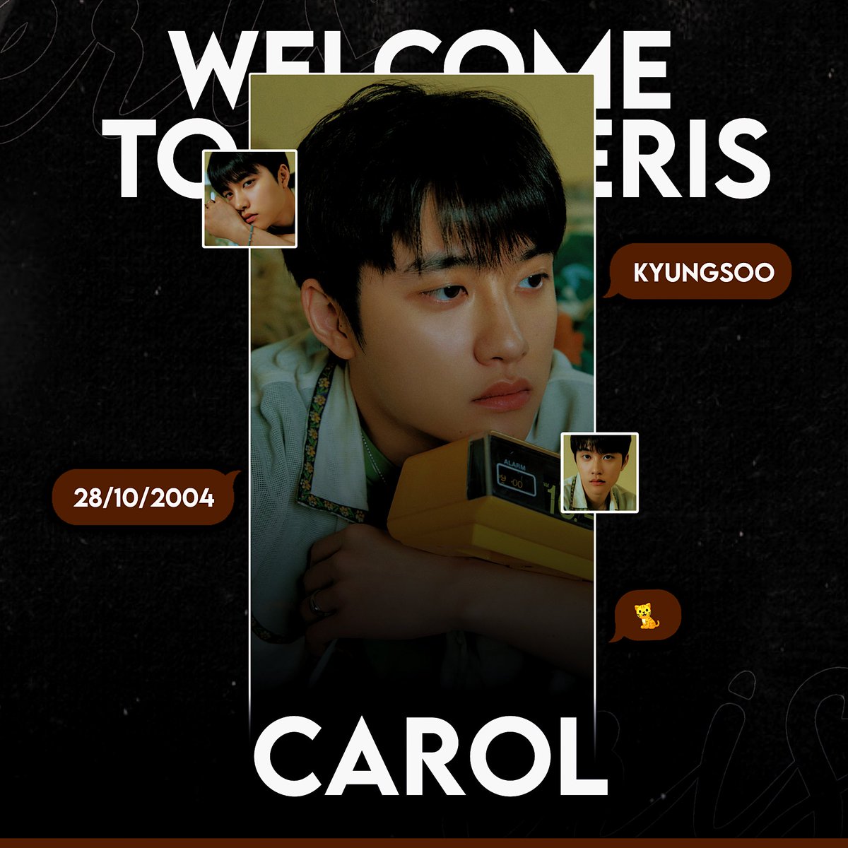 𝐄𝐑𝐈𝐒 에리스
WELLCOME 

CAROL 카롤     
as D.O 

#CAROL #카롤 <a href="/carolnpop/">carol 🐈‍⬛</a> 
#ERIS #에리스 #ERISPLANET