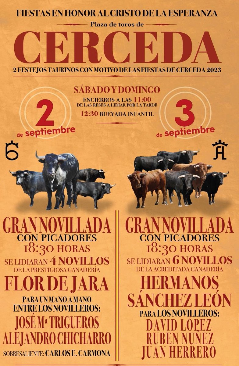 Ganadería Hnos Sánchez de León tweet media