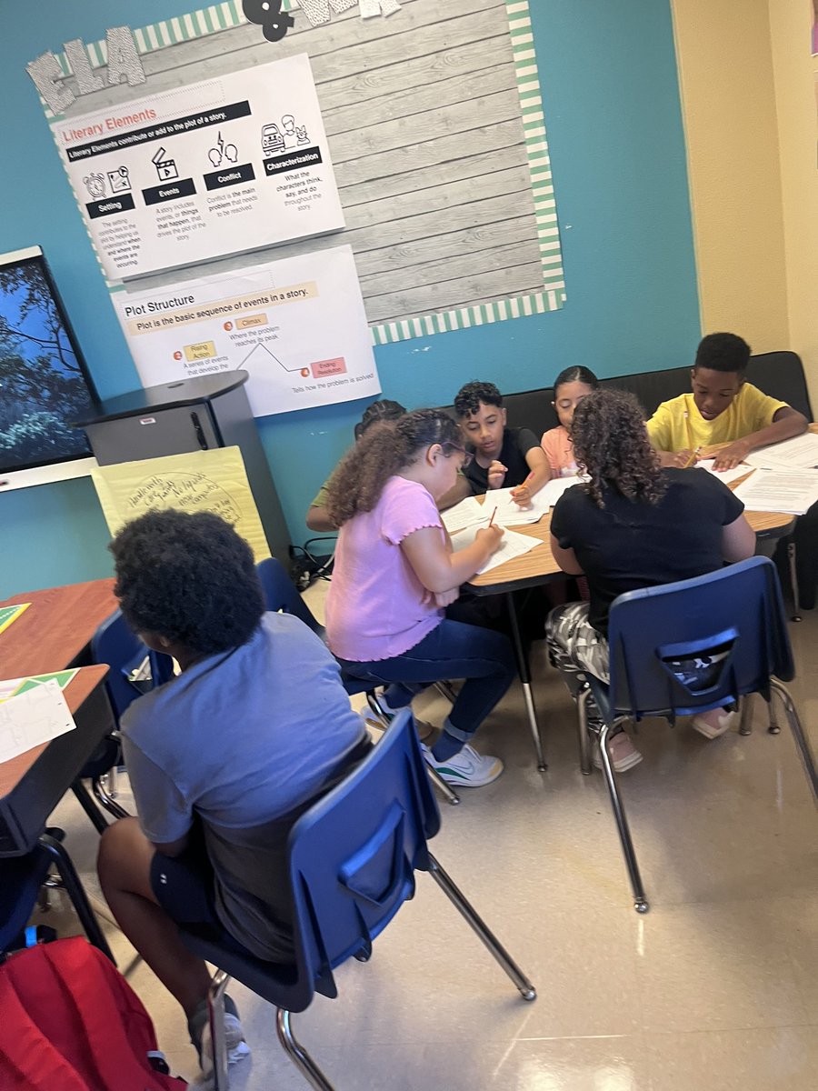 PauleHannah's tweet photo. The other day, we used the jigsaw strategy where each child solved a piece of the puzzle as we discussed plot development. Students taking charge of their learning! https://t.co/pOTxVeSNQt