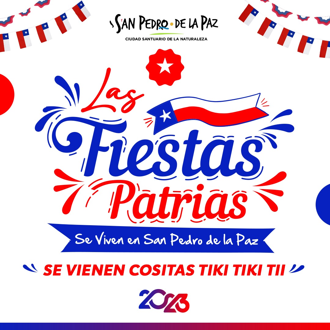 SanPedroPaz's tweet photo. “¡Que viva la patria, la cueca y el terremoto! Listos para disfrutar de estas Fiestas Patrias con alegría. 📷📷📷” En San Pedro de la Paz, ya estamos preparados y tú?
#fiestaspatriasspp #sanpedrodelapaz #javierguiñezalcalde #munispp #participaciónciudadana #MunicipalidadSPP https://t.co/SMg67d7kR3
