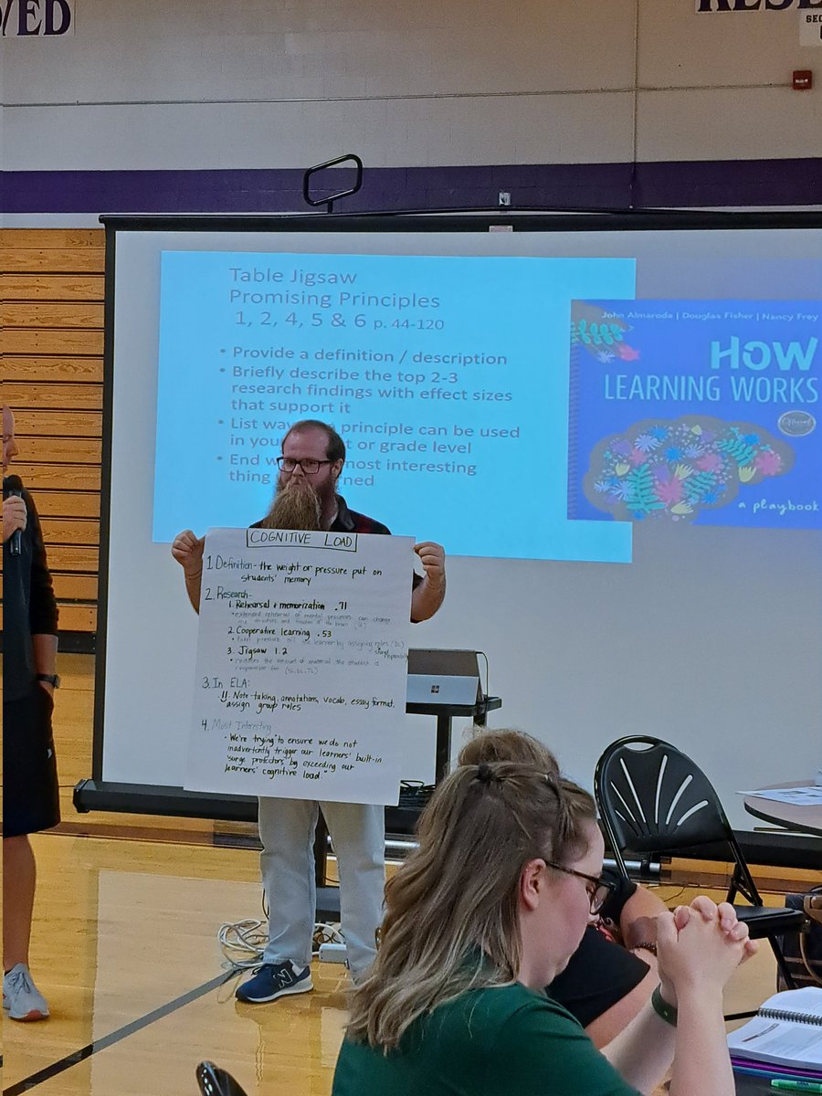 Everyone in Greenfield schools getting in on the Jigsaw for How Learning Works this week! Great job teachers and administrators! It is an honor to work with you😊 @alisabarrett82 @JenniferPeace1 @jtalmarode @CorwinPress