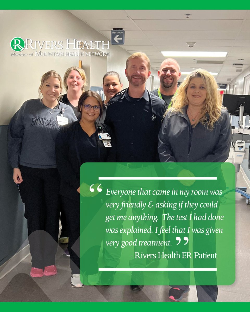 It's #WellDoneWednesday or 'Woo Hoo Wednesdays' as some of our staff call it! 😉

This patient commended our staff for the high quality care they received while being treated in our Emergency Room. Our team prides itself on meeting the individual needs of each patient. Kudos!