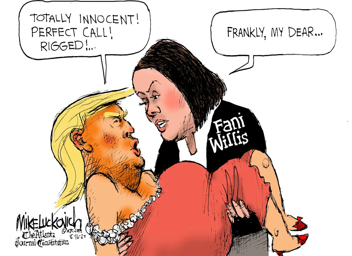 ablueview's tweet photo. Fani Willis does not give a damn
#GeorgiaIndictment #GAElectionInterference #ElectionInterference #FaniWillisAmericanHero #LockHimUp #ABlueView https://t.co/Vs3Oq2SM3D
