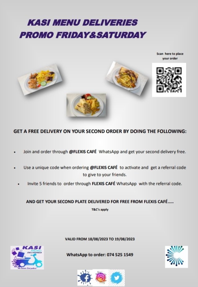 kasi_menu's tweet photo. K'sters is julle reg....

#KasiMenuDeliveries https://t.co/aEB89u98Ns