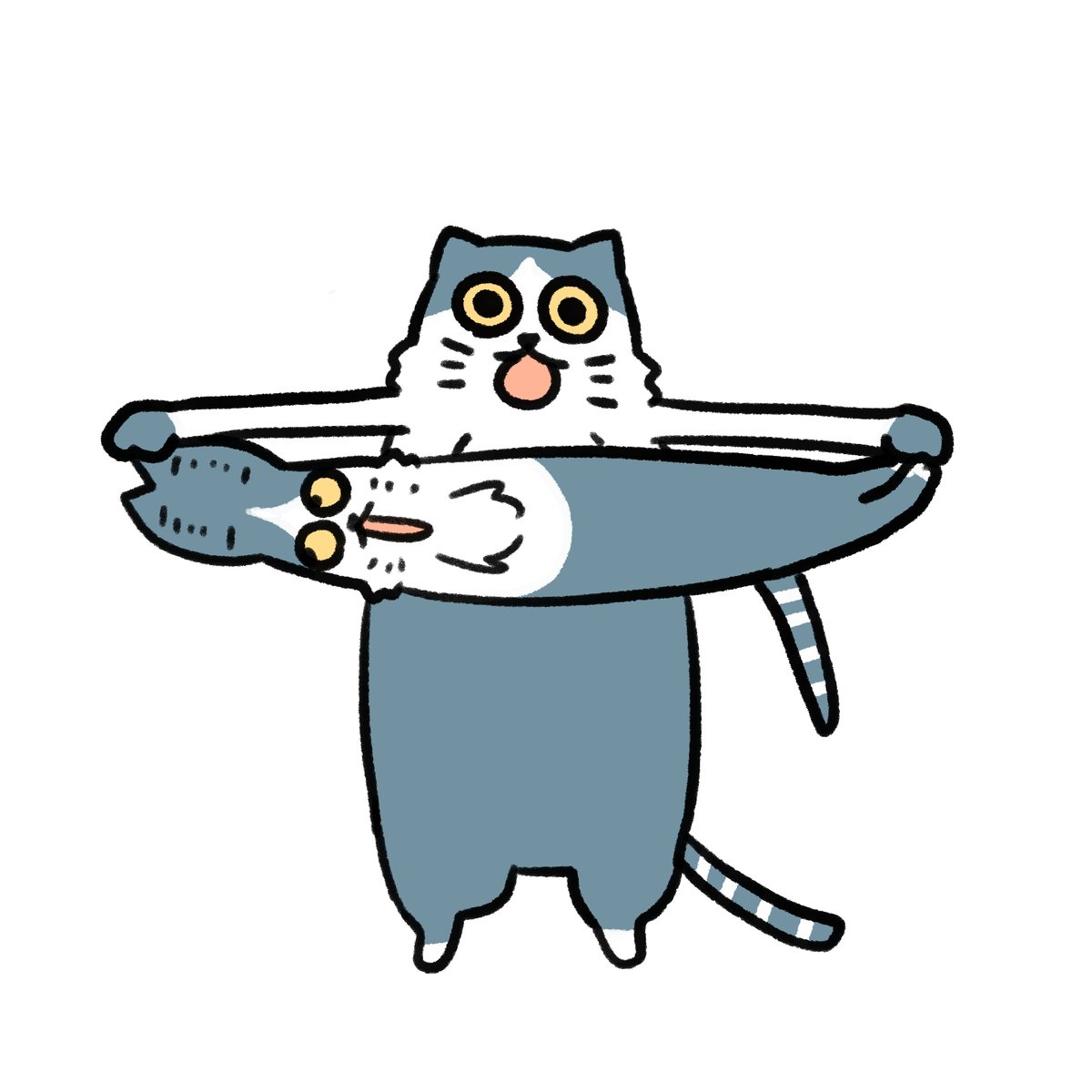 「#本ミリバール本ミリバールマルメターノ職猫の朝は早い 」|honmirinのイラスト