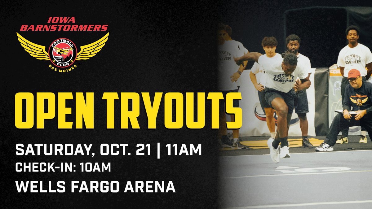 iabarnstormers's tweet photo. Do you have what it takes to earn your goggles? Open Tryouts for the 2024 season will take place on Saturday, October 21 at Wells Fargo Arena.

Pre-registration is now open. Learn more ⤵️ https://t.co/tiozOzf9Lv https://t.co/B42bt4oOkh