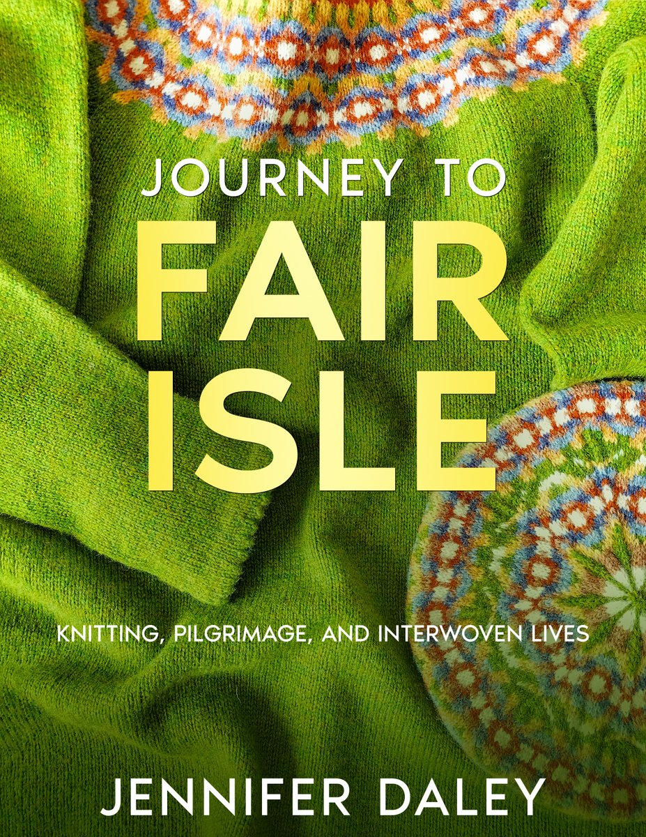 Forthcoming Book Launch!
Join me as I reveal my life on #FairIsle, including the people, traditions, and island dynamics. 
For more info, visit KnittingJenny.com

#knitting #shetlandknitting #fairisleknitting #fairisleknit #knit #textilehistory #dresshistory #fashionhistory