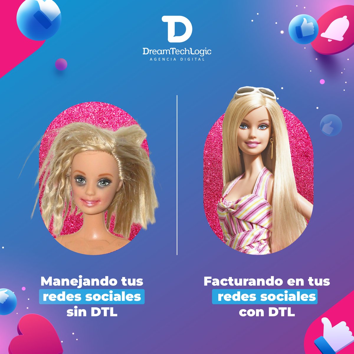 dtlogic's tweet photo. ¿Qué #Barbie quieres ser? Te ayudamos a tener un negocio digital rentable y exitoso, contáctanos. 

322 8199090
#DTL
https://t.co/syggWnhrYa https://t.co/M7XOO6FSvO