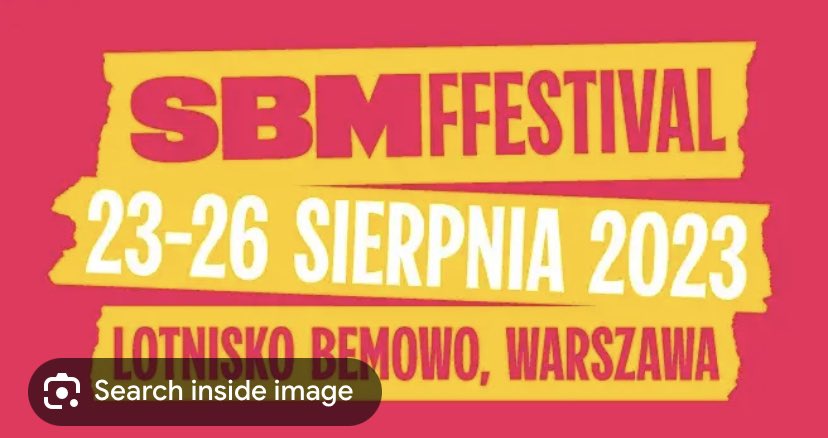 hej! sprzedam 2 bilety (4 dniowe karnety) na SBM Festival w Warszawie, łącznie z polem namiotowym,

500zl za bilet, mogę sprzedać pojedynczo lub oba

#sbmfestival #sbm #bedoes #kurwa #Genshin #twitterpolska #koncert #GenshinImpact #Binance #GenshinImpactFontaine