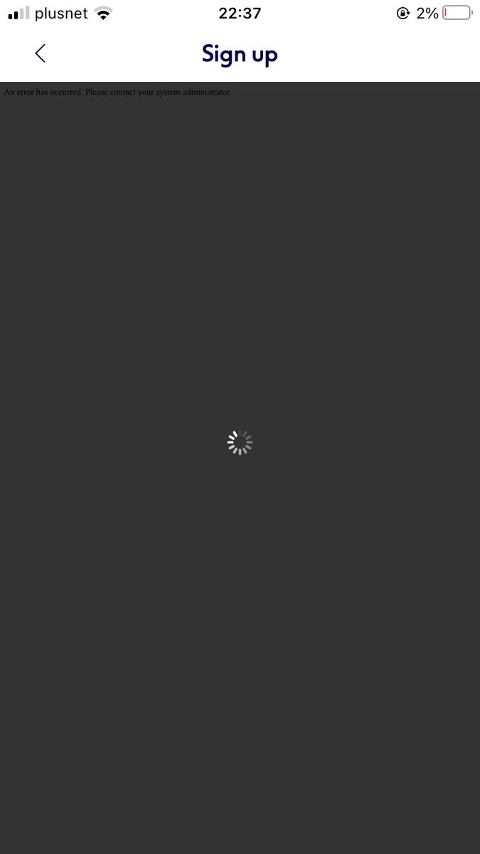 Hazel_Anderson_'s tweet photo. @BootsHelp Hi. Since I sent this Tweet I picked up an Advantage card in store and just tried to register it on the app. This page is all that appeared after 2 minutes. Is there a technical issue on the app? Will DM you as well with those details https://t.co/pQLfecN6qq