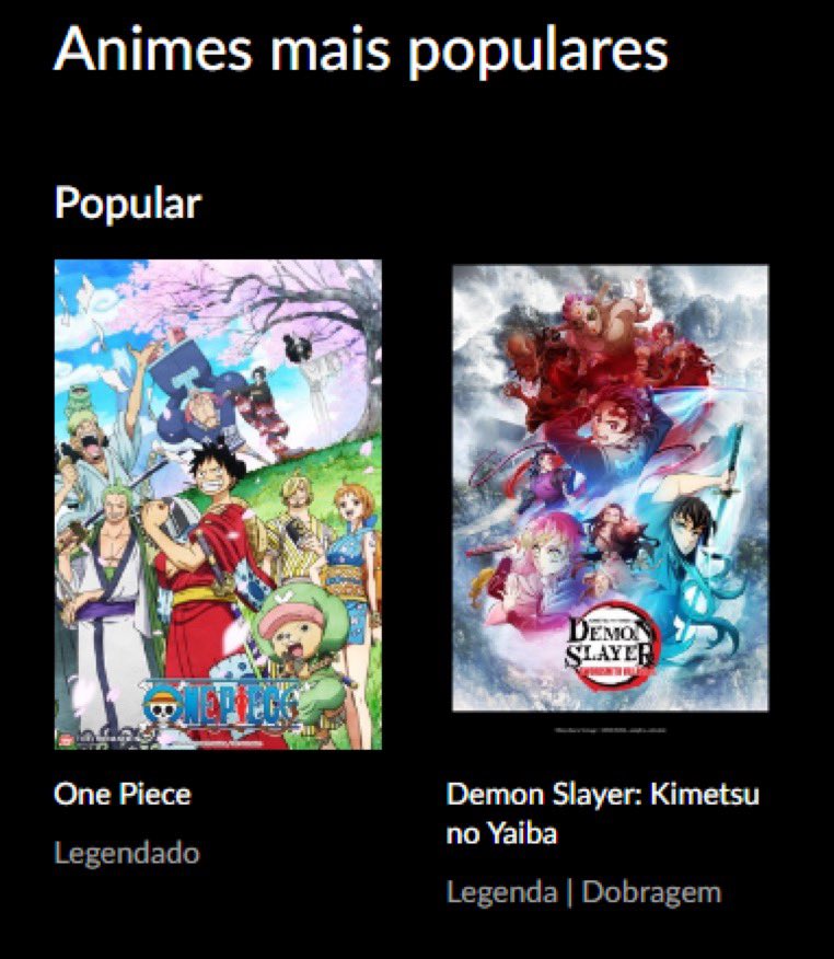 MarcoThePhoenix🦅 on X: 🚨 OFFICIAL! One Piece just surpassed Kimetsu  (Demon Slayer) and became the #1 most upvoted anime on Crunchyroll!   / X