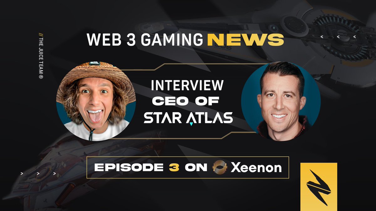 Hey @staratlas $polis community! Tomorrow 6:00 pm eastern we talk to @at_mwagner about the direction of Star Atlas! Bring your questions📝 Live on xeenon.xyz/cagyjan