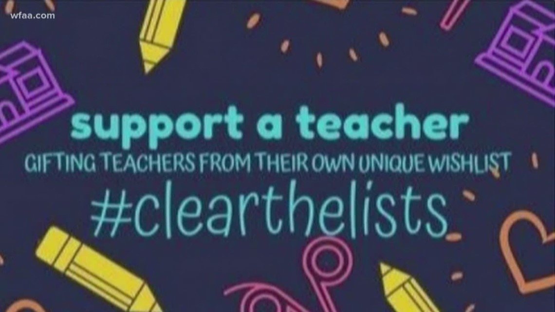Boards are up, desks in place; teachers working a hectic pace.
With meetings &amp; PD galore, there’s no time left to work in rooms anymore.
Some have begun teaching, even this week. Amazon lists get hardly a peek!
Now's the time to lend a hand. Let’s #clearthelist across the land!