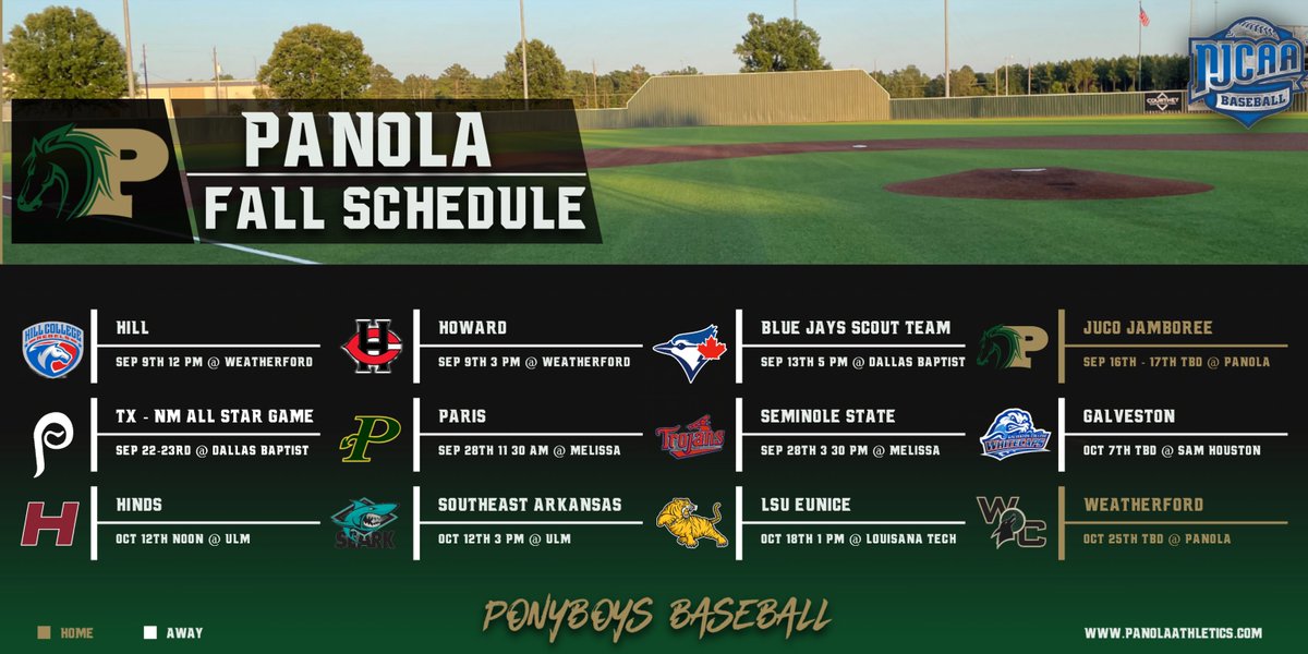 Come see our guys this fall! #PonyBoys