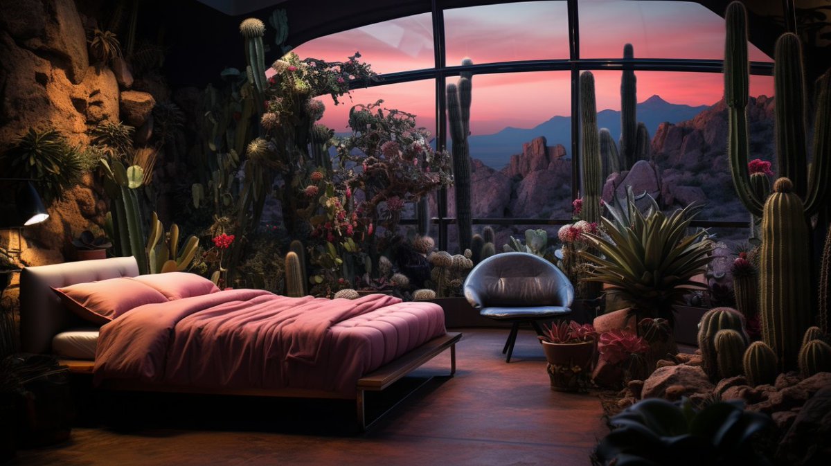 LynxHaus's tweet photo. House of Cactus 🌵 

#AI #AIArtwork  #midjourney #architecture #interiorde https://t.co/wwnCs0tBcT