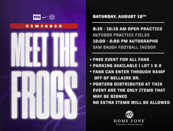 𝗠𝗲𝗲𝘁 𝗧𝗵𝗲 𝗙𝗿𝗼𝗴𝘀 𝗼𝗻 𝗦𝗮𝘁𝘂𝗿𝗱𝗮𝘆! All the info you need ➡️ gofrogs.co/45wLVzf #GoFrogs