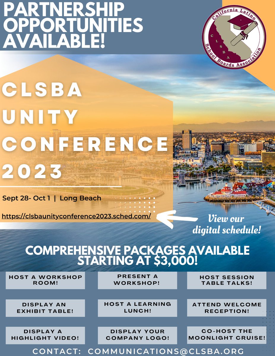 CLSBA's tweet photo. π€Calling all forward-thinking organizations! Join forces with us at #CLSBAUnity2023 and make a lasting impact on #education. Let's create positive change and shape the future together - contact us today by email or the form below!π#partnerships
https://t.co/jU5o8F2XA4 https://t.co/mQMrfI2zdi